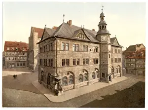 Nordhausen: Town hall, Nordhausen, Thuringia, Germany