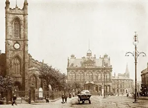 Pendleton: Town Hall, Pendleton early 1900's
