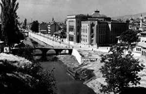 Serbian: Town hall of Sarajevo, 1914