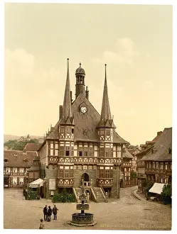 Wernigerode: The town hall, Wernigerode, Hartz, Germany