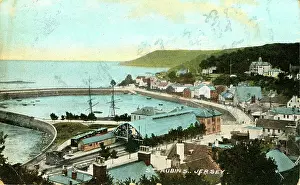 Aubin: Town & Harbour, St Aubin, Jersey