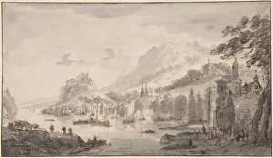 The Liszt Collection: Town by a Large Body of Water, mid-17th?mid-18th