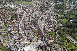 Devizes: The town, market place and castle, Devizes, Wiltshire
