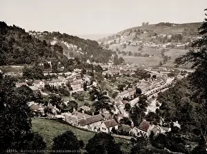 Matlock: Town of Matlock from the Heights of Jacob, Peak District