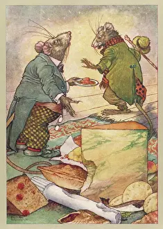 Folkard: Town Mouse and Country Mouse