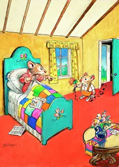 Quilt: Town Mouse and Country Mouse