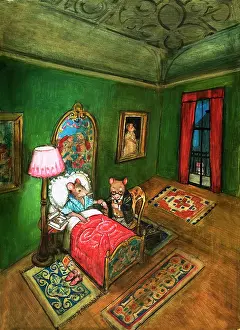 Bedspread: Town Mouse and Country Mouse