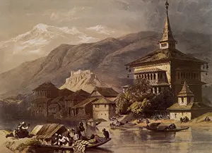 Hardinge: Town, River in Kasmir