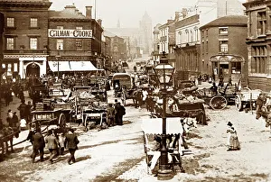 Hanley: Town Road, Hanley, early 1900s
