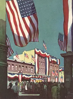 Nationalistic: Town Square on the 4th