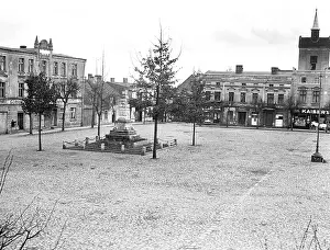 Bischofswerder: Town square in Bischofswerder, 1939