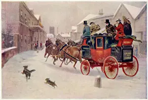 Stagecoaches: In a Town Street