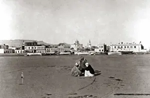 Suez: Town of Suez, Egypt circa 1880s