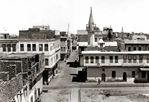 Suez: Town of Suez, Egypt, circa 1890