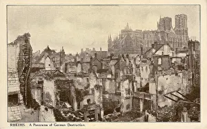 Rheims: The Town - WW1, Rheims, Marne