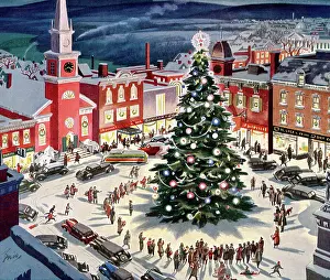 Admire: Townsfolk Admire Tree