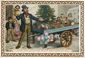 Coster: Toy Cart in Street