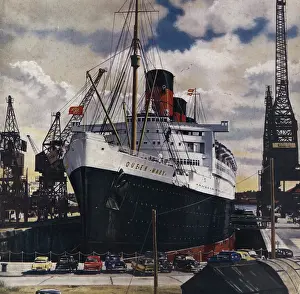 Painitng: Toys Ephemera - Queen Mary