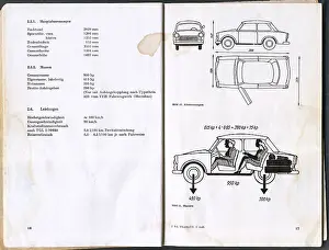 Trabi: Trabant 601 instruction manual