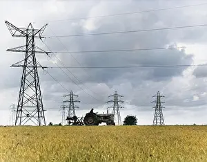 Thecolourisedpic: TRACTOR PLOUGHING