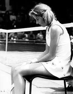 Fifteen: Tracy Austin after tennis match at Wimbledon