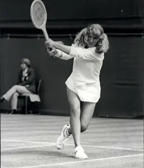 Moulton: Tracy Austin in tennis match at Wimbledon