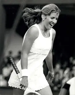 Moulton: Tracy Austin in tennis match at Wimbledon