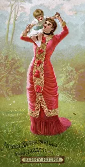 Scrofula: Trade card advertising Ayers's Sarsaparilla
