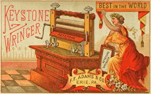 Erie: Trade card, Keystone Wringer