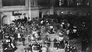Securities: The trading floor of the New York Stock ?