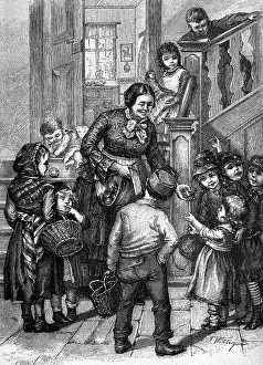 Wilhelminian: tradition / folklore, Germany, singing at Saint