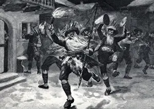 Graef: tradition / folklore, Perchtenlauf (procession