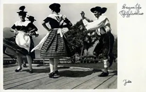 Dirndl: Traditional Bavarian Dancing, Bavaria, Germany