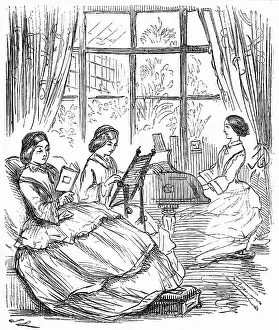 Footstool: Traditional female accomplishments