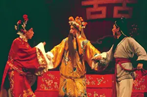 Hangzhou: Traditional opera performers, Hangchow, China