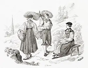 Rosary: TRADITIONAL SWISS DRESS