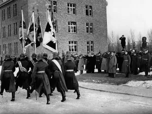 Rearmament: Traditional take-over of the Spandau barracks, 1937