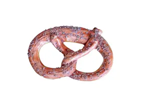 Snacks: Traditionally-shaped pretzel