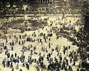 Littered: Trafalgar Square after the 1937 Coronation