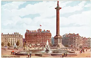 1805: Trafalgar Square towards Charing Cross