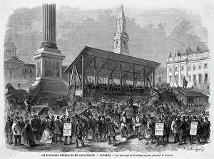 Hustings: Trafalgar Square elections 1868