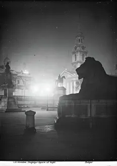 Shrouded: Trafalgar Square at Night