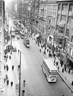 Parking: Traffic on Leipziger Strasse in Berlin, 1938