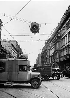 Invalidenstrasse: Traffic light in Berlin, 1931