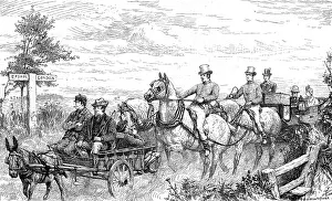 Halts: Traffic on the London to Epsom Road, 1889