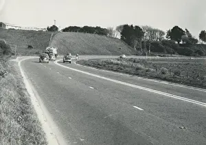Moped: Traffic on a main road