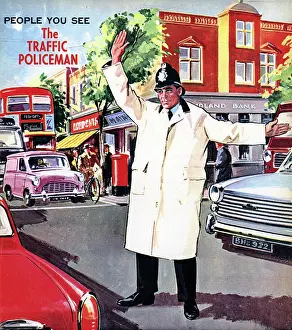 Look & Learn Nursery Material: The Traffic Policeman