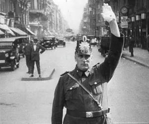Immigration: Traffic policeman in Berlin, 1927