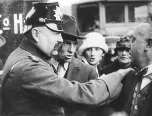Immigration: Traffic policeman in Berlin, 1927