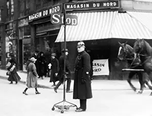 Kopenhagen: Traffic policeman in Copenhagen, 192